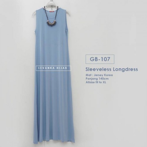 GB-107 Gamis Tanpa Lengan